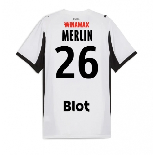 Billige Fotballdrakt Stade Rennais Quentin Merlin #26 Replika Bortedrakt 2025-26 Kortermet Billige Fotballdrakt Stade Rennais Quentin Merlin #26 Replika Bortedrakt 2025-26 Kortermet